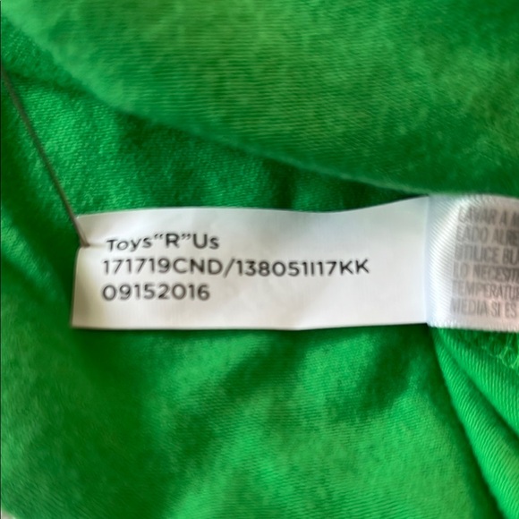 St Patrick's Day Onesie (9-12 mo.) girls, bright green white, glitter shamrock - Picture 4 of 10